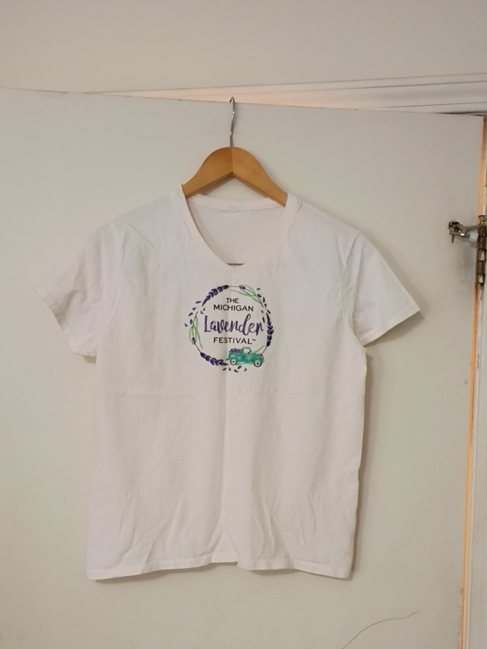 Michigan Lavender Festival Size Small Cotton Tee